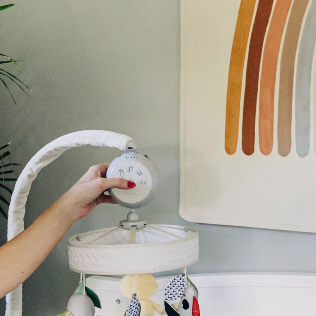 Tiny Love, Karuzela do łóżeczka z dźwiękami i szumem - Boho Chic