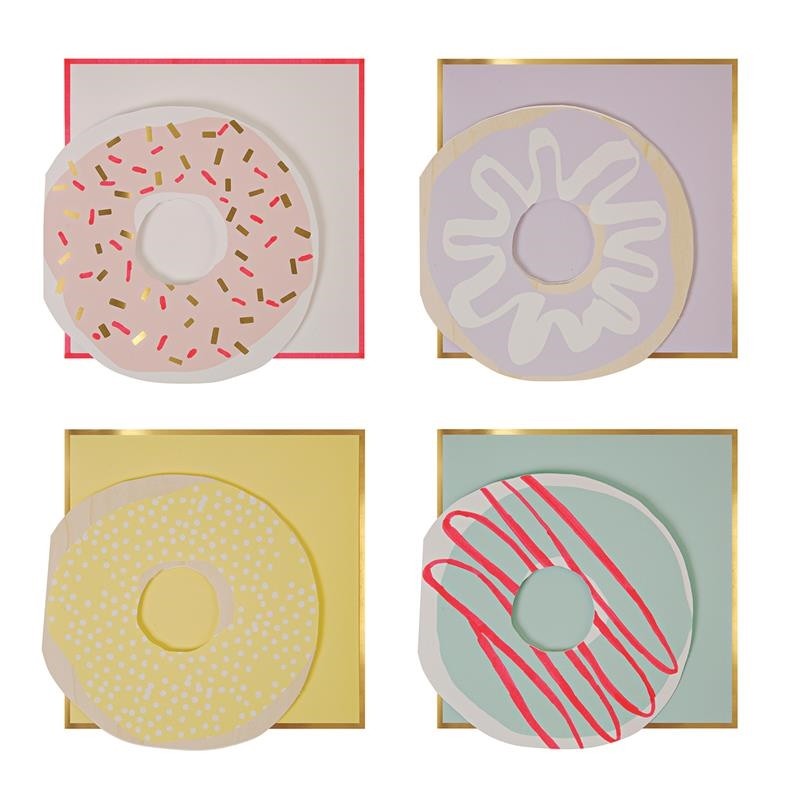 Meri Meri, zestaw kartek ozdobnych Donat