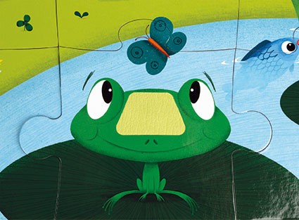 Janod, Puzzle sensoryczne 20 elementów Farma Janod, Puzzle sensoryczne 20 elementów Farma