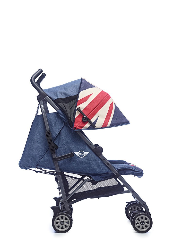 Easywalker, Wózek spacerowy z osłonką przeciwdeszczową 6,5kg Union Jack Vintage Easywalker, Wózek spacerowy z osłonką przeciwdeszczową 6,5kg Union Jack Vintage