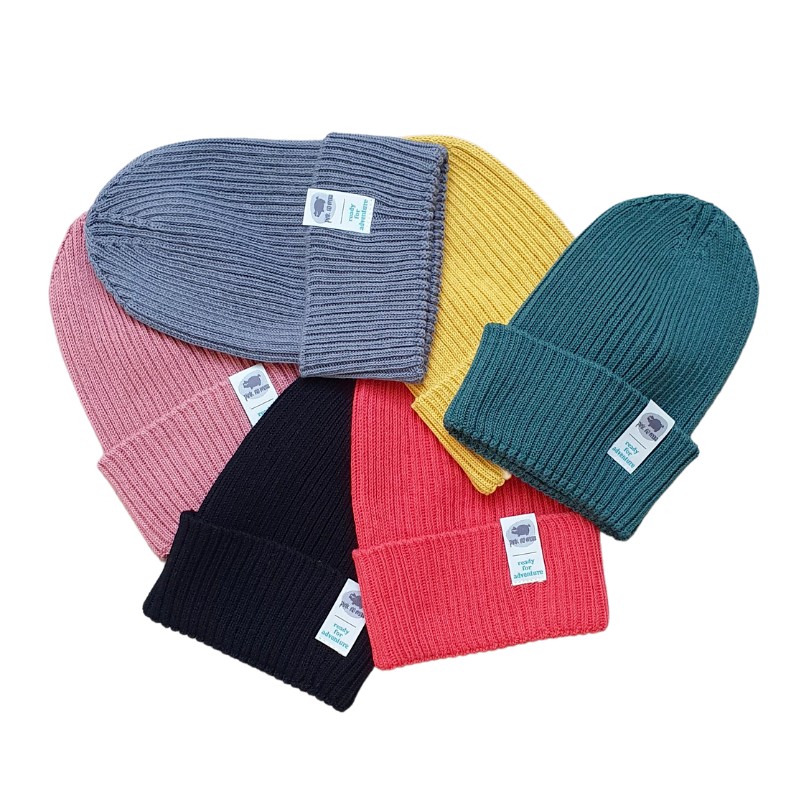 Pink no more, Czapka Beanie 0-24 miesiące Black