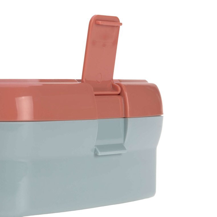 Lassig, Zestaw na lunch Lunchbox + Tritanowa butelka - bidon 460 ml About Friends Lis