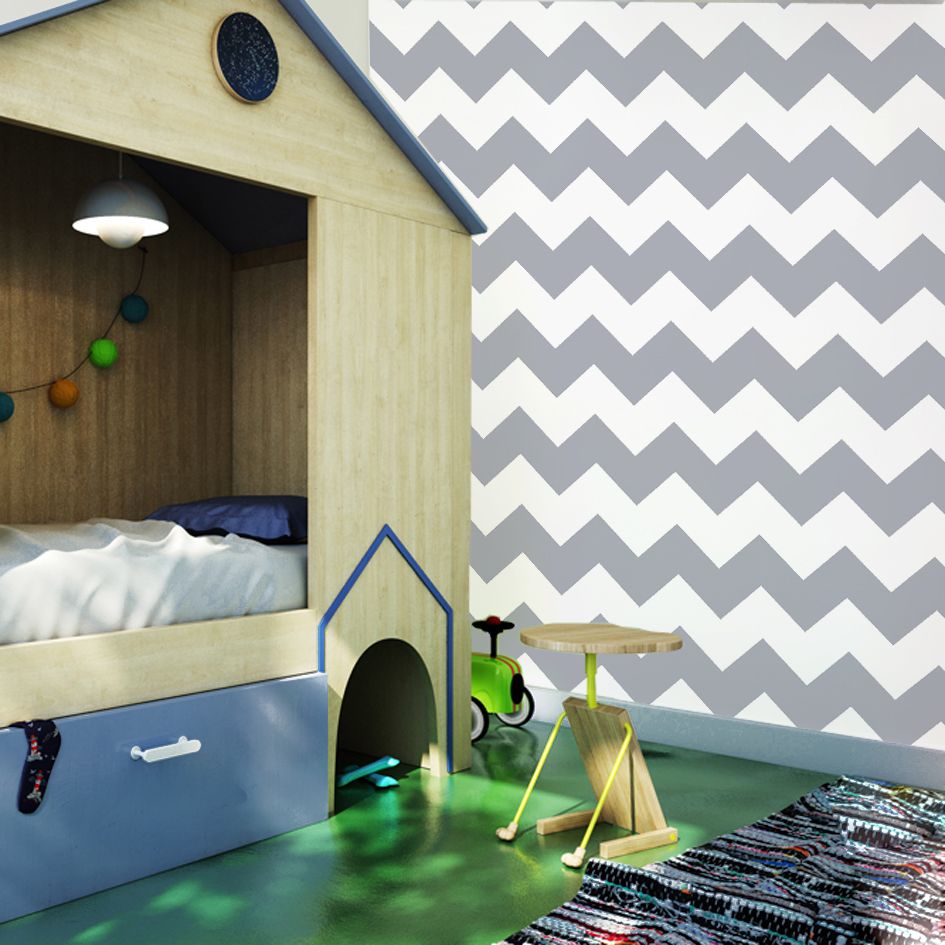 Fototapeta w zygzaki - szary ciemny