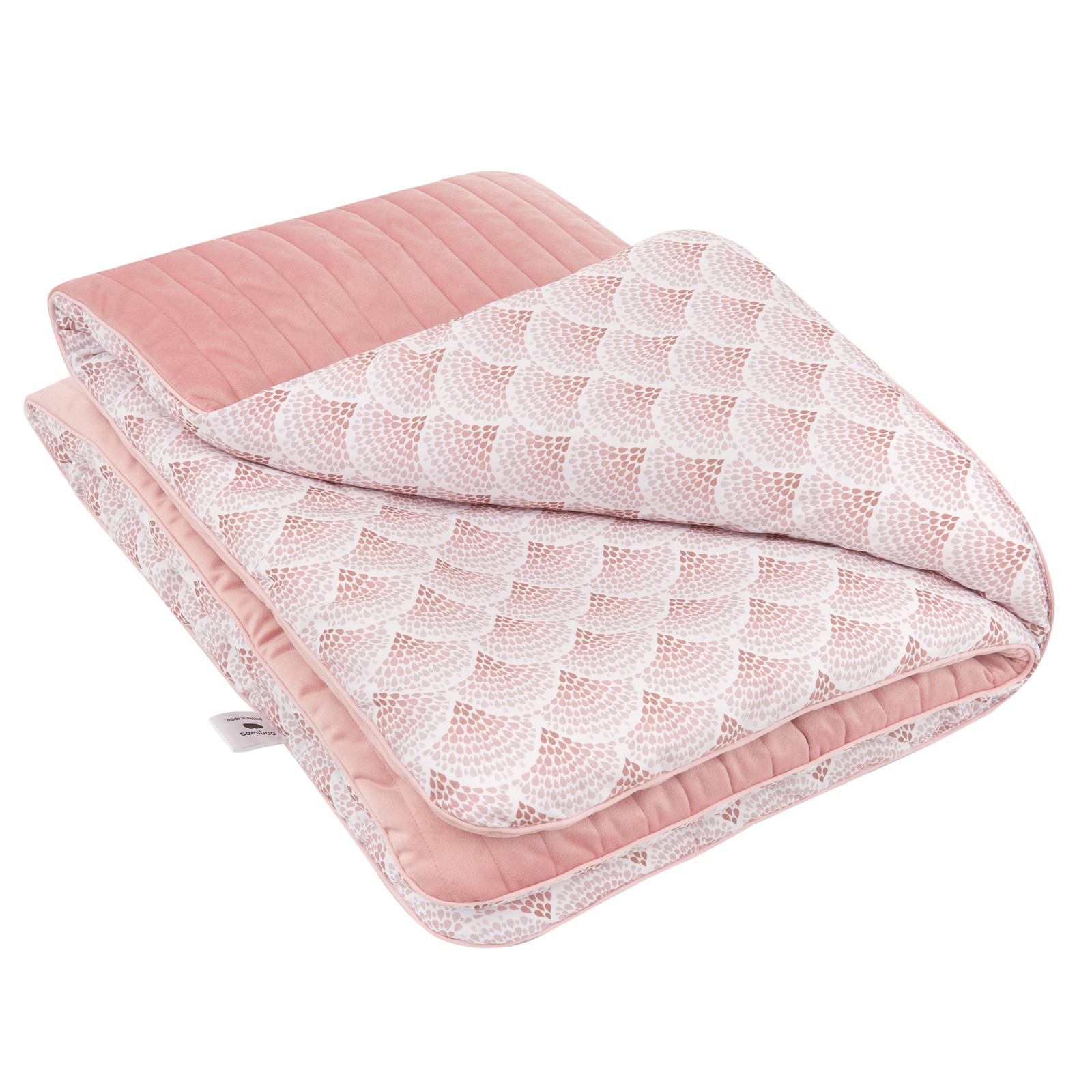 Samiboo, Kocyk/mata różowy z kroplami