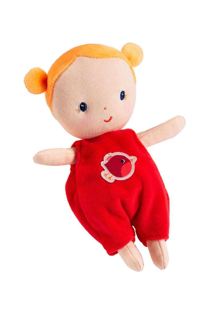 Lilliputiens, Lalka dzidziuś w koszyczku z ubrankiem i kocykiem Aghate 12 m+ Lilliputiens, Lalka dzidziuś w koszyczku z ubrankiem i kocykiem Aghate 12 m+