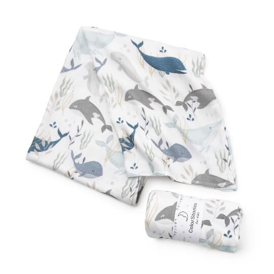 ColorStories, Otulacz bambusowy Ocean ColorStories, Otulacz bambusowy Ocean