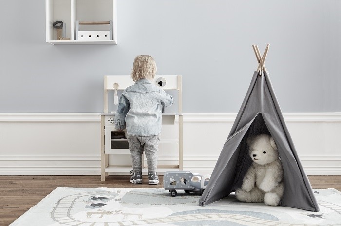 Kids Concept, Namiot Tipi Mini Grey