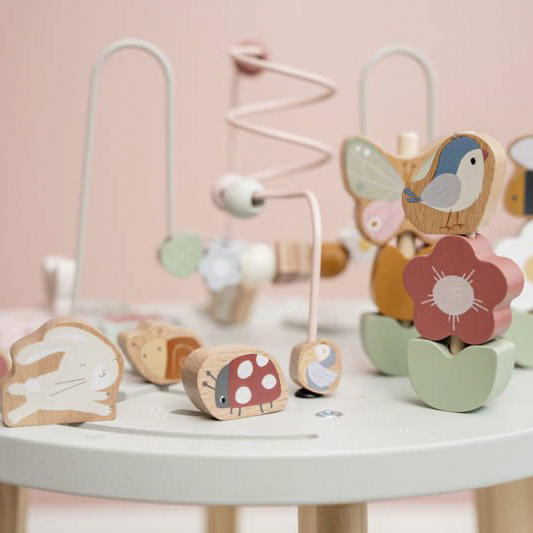 Stolik edukacyjny drewniany Flowers & Butterflies Little Dutch  Stolik edukacyjny drewniany Flowers & Butterflies Little Dutch