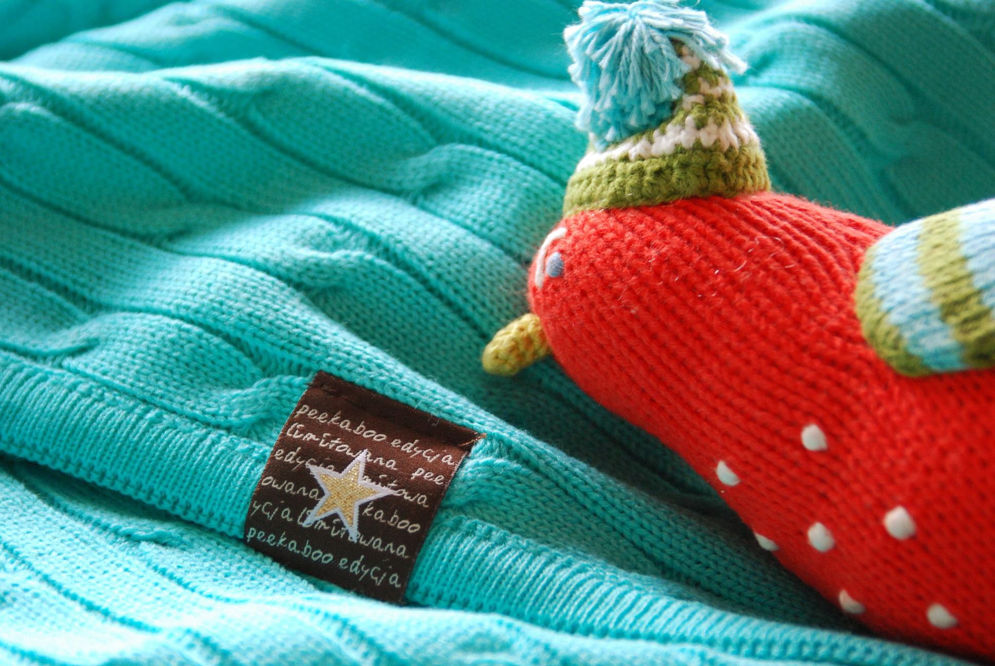 Dzianinowy kocyk laguna - edycja limitowana