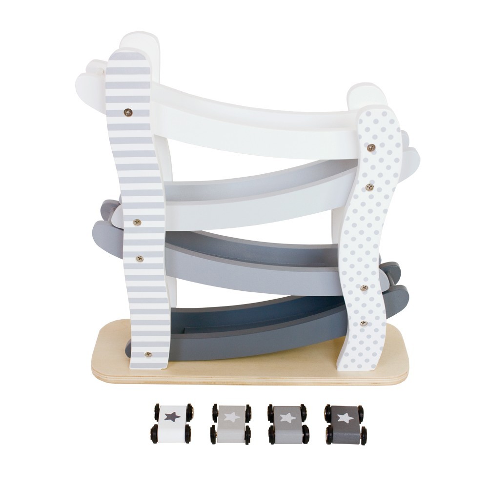 JaBaDaBaDo, Drewniana zjeżdżalnia dla aut jasnoszara