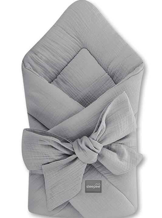 Sleepee, Rożek muślinowy Dark Grey Sleepee, Rożek muślinowy Dark Grey