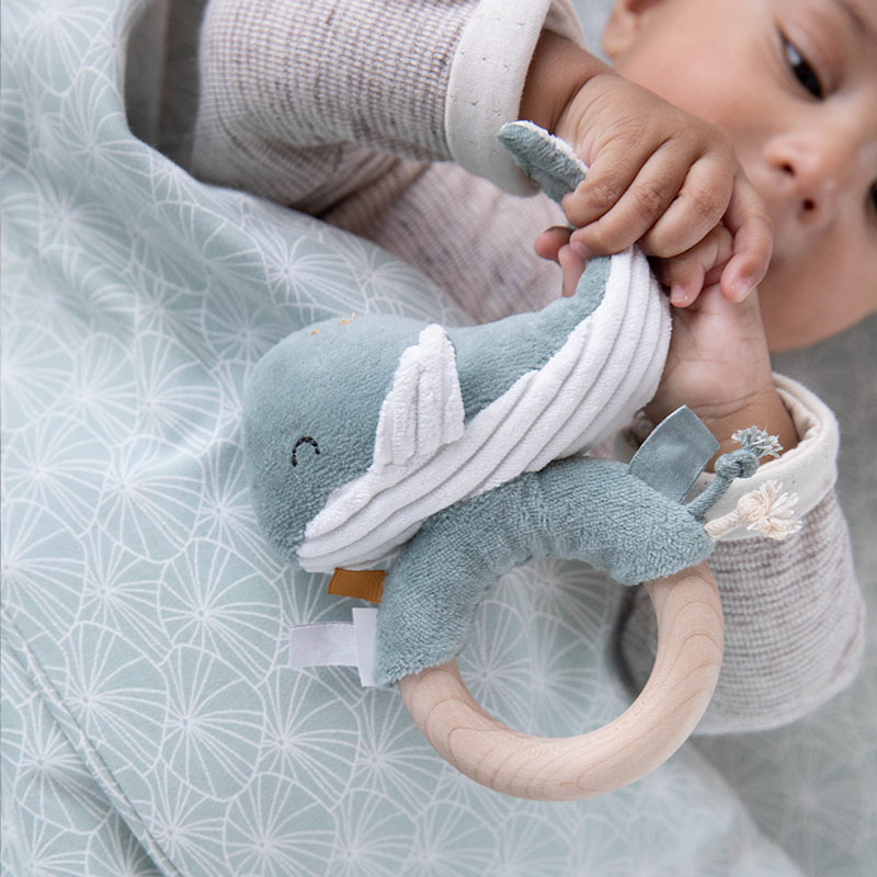 Little Dutch, Grzechotka klonowa Wieloryb Ocean Mięta Little Dutch, Grzechotka klonowa Wieloryb Ocean Mięta