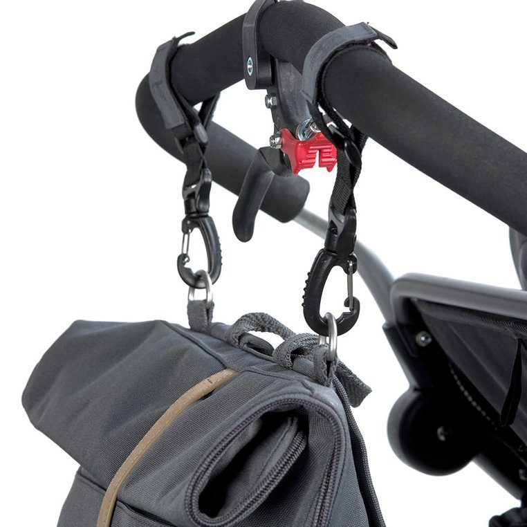 Lassig, Green Label Plecak dla mam z akcesoriami Rolltop Backpack Anthracite Lassig, Green Label Plecak dla mam z akcesoriami Rolltop Backpack Anthracite