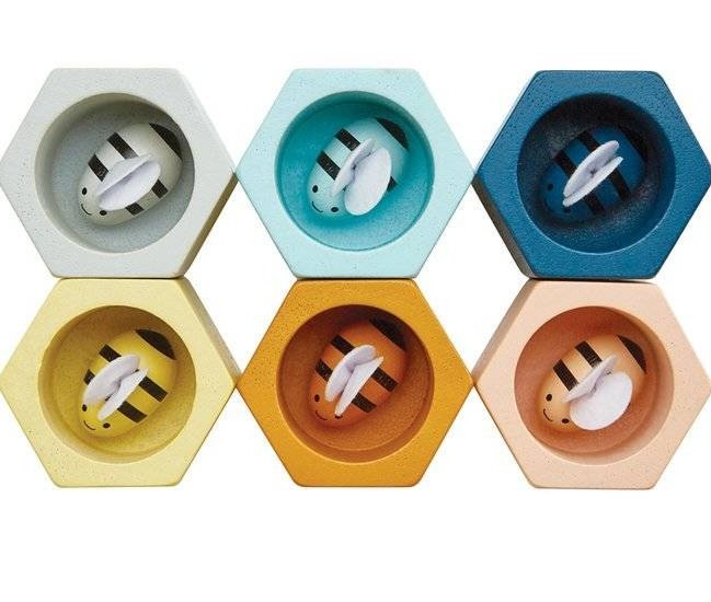 Plan Toys, Plaster miodu z pszczółkami - barwy sadu Plan Toys, Plaster miodu z pszczółkami - barwy sadu