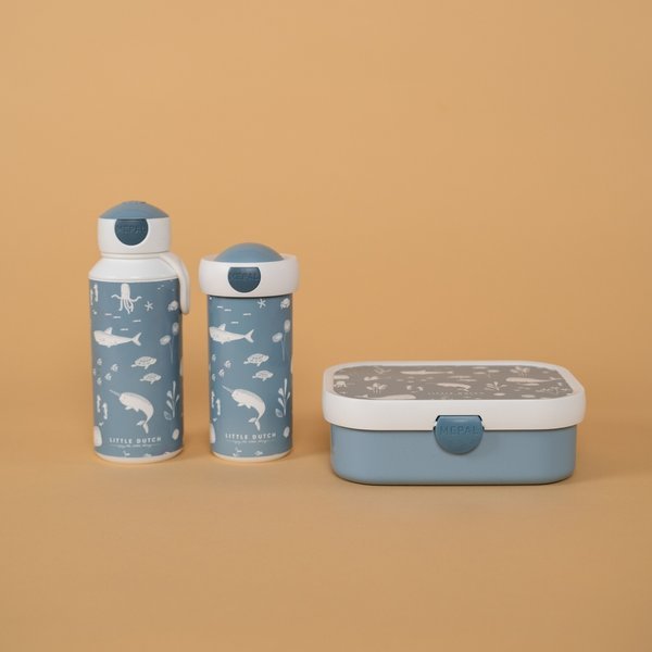 Little Dutch, Butelka-bidon 400ml Ocean