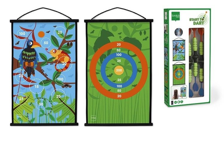 Scratch, Start To Dart - rzutki Dżungla z Tukanami