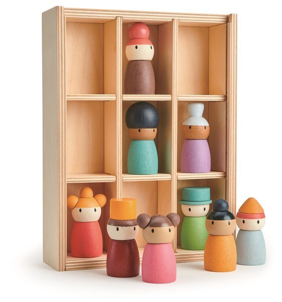 Tender Leaf Toys, Drewniane figurki do zabawy - Folk Hotel Tender Leaf Toys, Drewniane figurki do zabawy - Folk Hotel