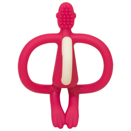 Matchstick Monkey, Gryzak Masujący ze Szczoteczką Czerwony Matchstick Monkey, Gryzak Masujący ze Szczoteczką Czerwony