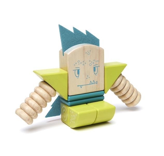 Tegu, Drewniane klocki magnetyczne STICKY MONSTERS Zip Zap