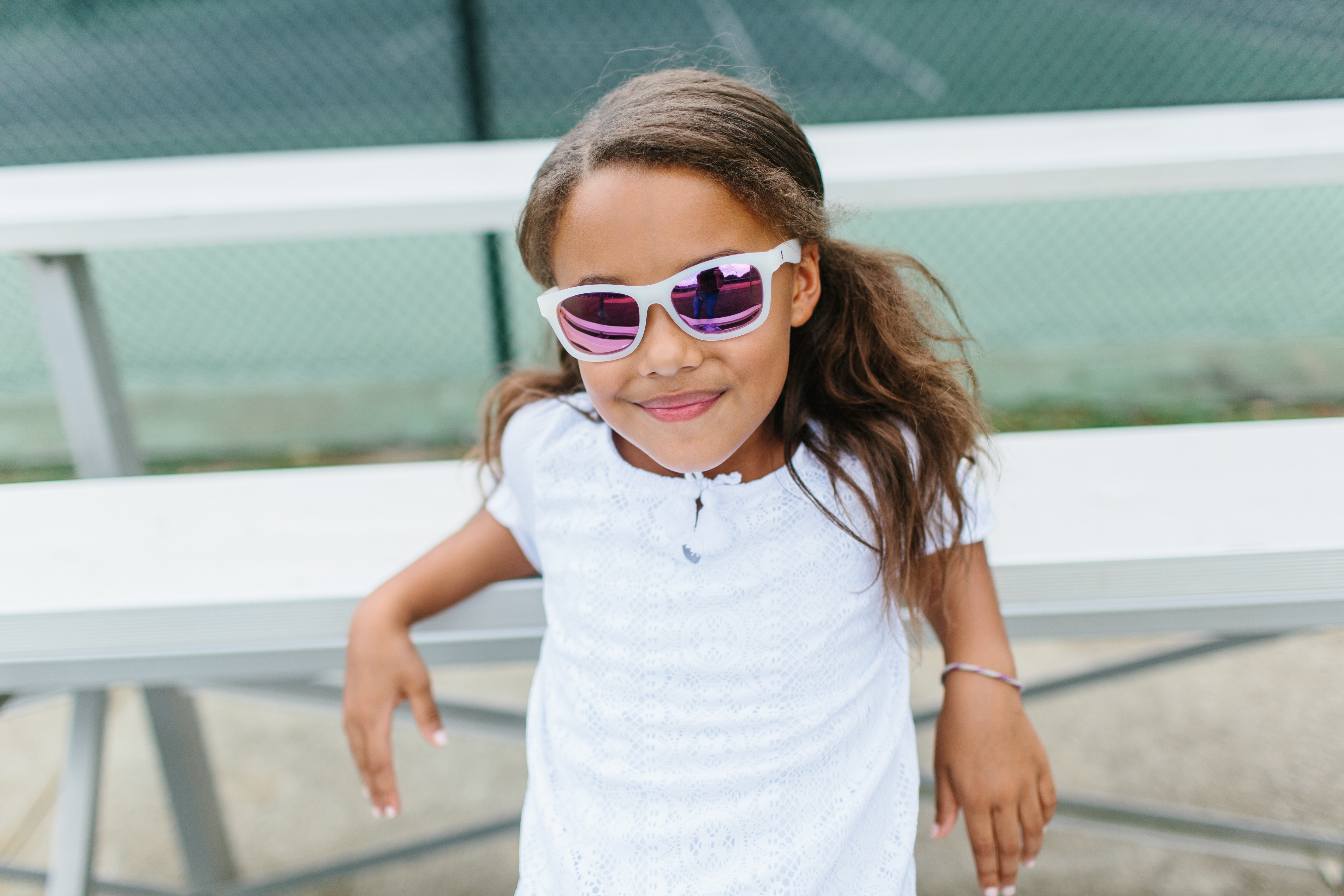 Babiators, Okulary przeciwsłoneczne dla dzieci Transparent with Light Purple Lenses (The Trend Setter) 3+