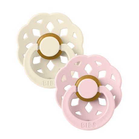 Bibs, Smoczek Boheme 2-pack Ivory & Blossom M Bibs, Smoczek Boheme 2-pack Ivory & Blossom M