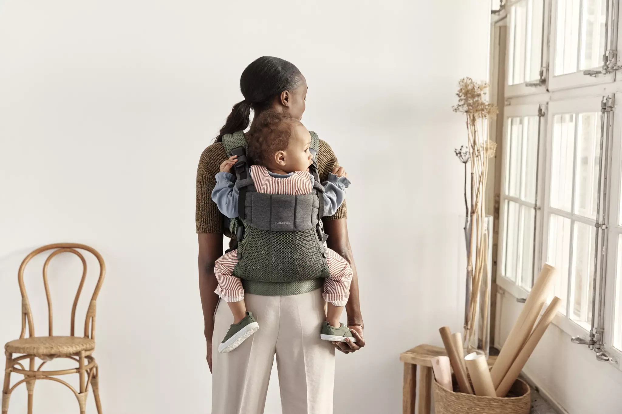 Babybjorn , Nosidełko Harmony 3D Mesh, Zielony Babybjorn , Nosidełko Harmony 3D Mesh, Zielony