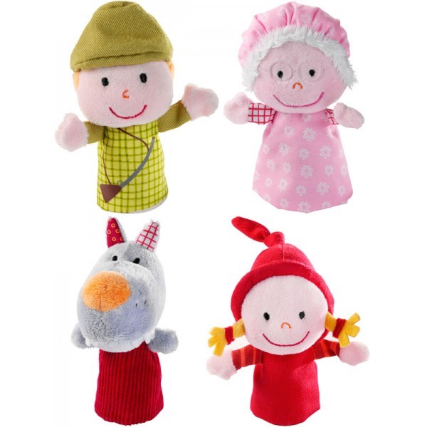 Lilliputiens, czerwony Kapturek Pacynki na Palec