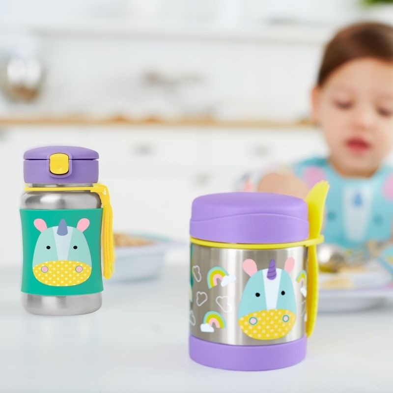 Skip Hop, Stalowy bidon Jednorożec Zoo