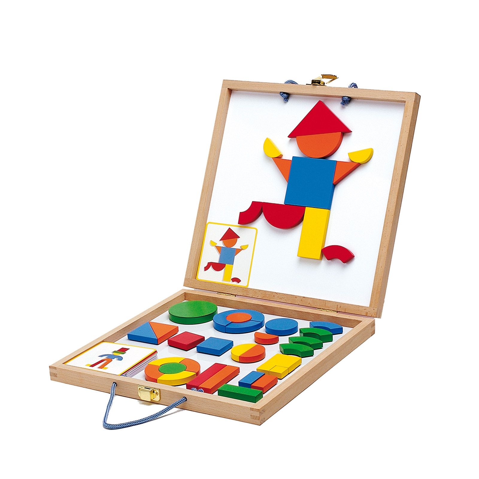 Djeco, magnesy ukladanka w walizce