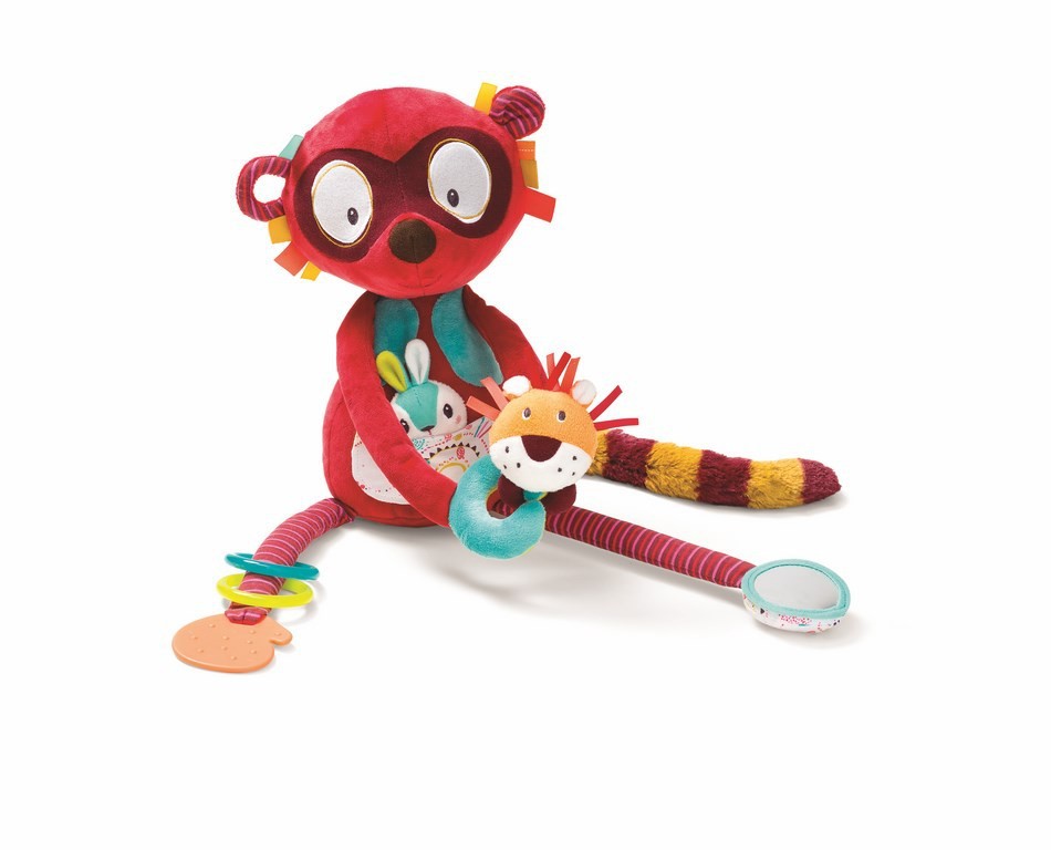 Lilliputiens, wielofunkcyjna przytulanka Lemur Georges Lilliputiens, wielofunkcyjna przytulanka Lemur Georges