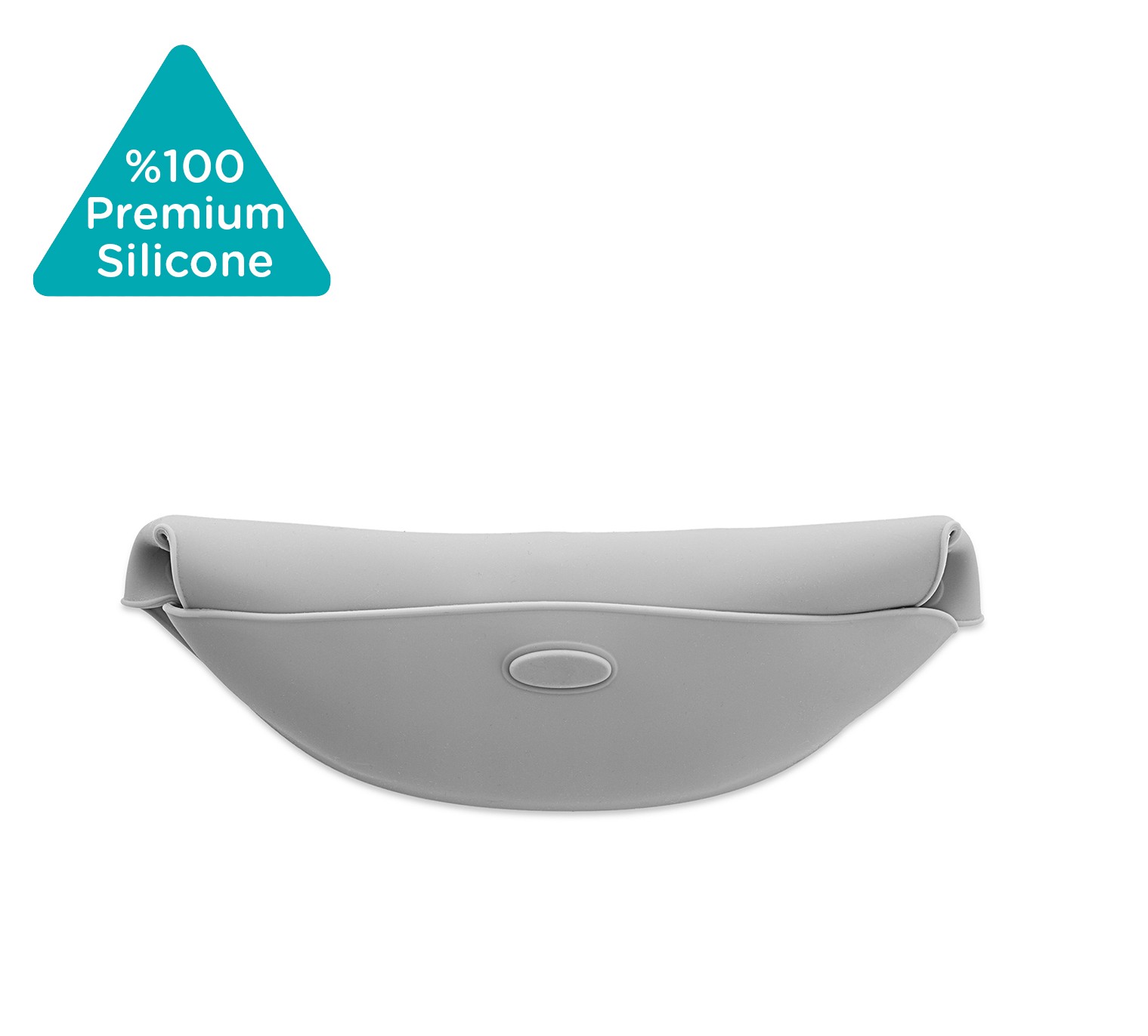 Minikoioi, Śliniak silikonowy z kieszonką szary