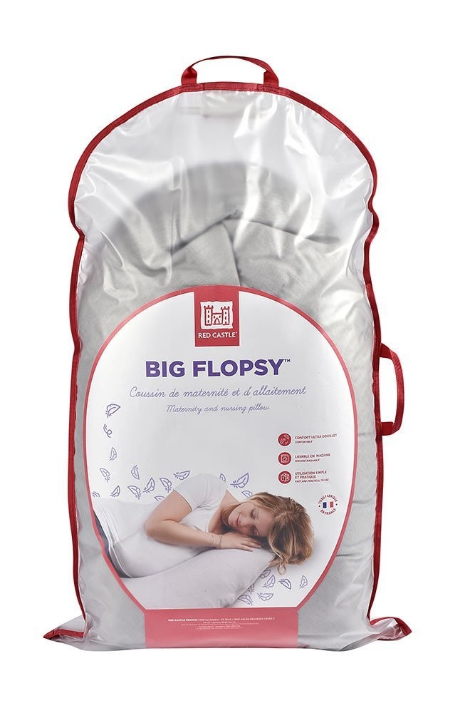 Red Castle, Poduszka rogal dla kobiet w ciąży i karmiących Big Flopsy Chambray grey Red Castle, Poduszka rogal dla kobiet w ciąży i karmiących Big Flopsy Chambray grey
