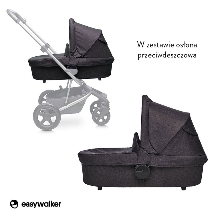 Easywalker, Harvey Gondola do wózka Coal Black Easywalker, Harvey Gondola do wózka Coal Black