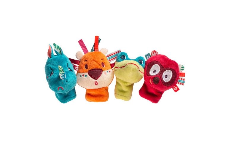 Lilliputiens, Zestaw mini-pacynek na palce Dżungla 12 m+