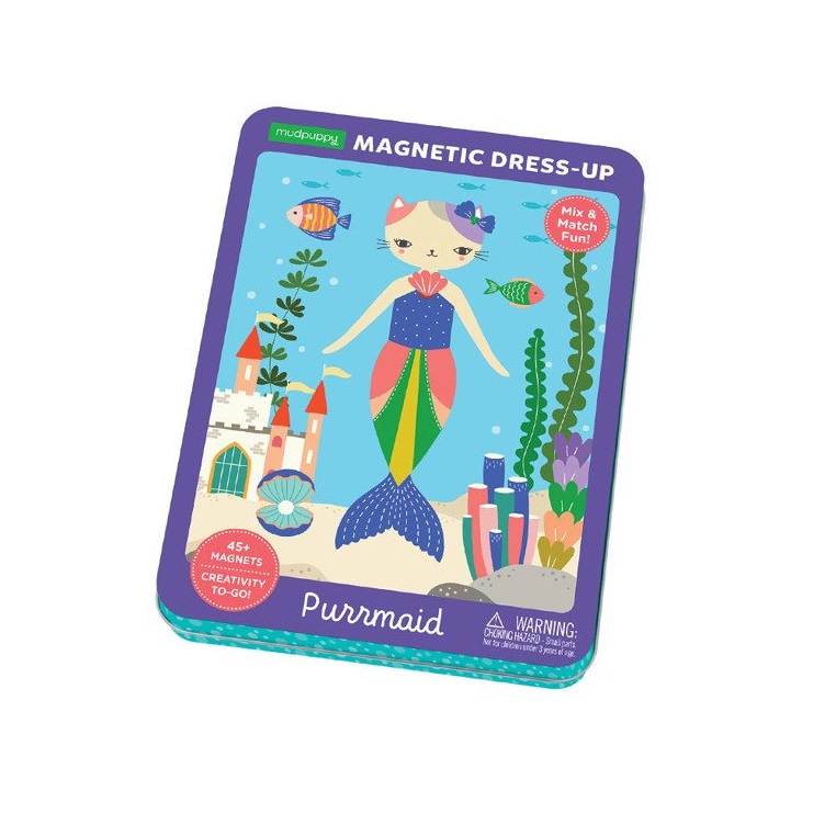 Mudpuppy, Magnetyczne postacie Kotko-syrenka 4+ Mudpuppy, Magnetyczne postacie Kotko-syrenka 4+