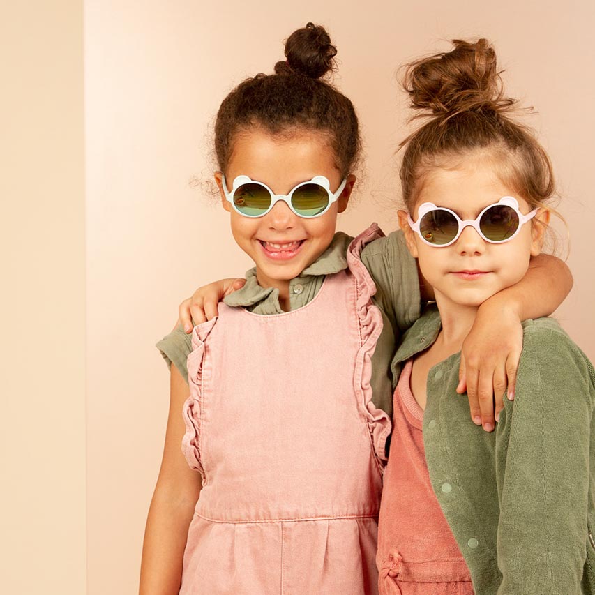 Okulary Dla Dzieci 2 Lata Ki ET La, Okulary przeciwsłoneczne Ourson 2-4 lata - Cream