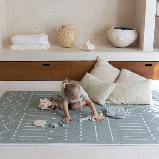 Mata piankowa puzzle duże Prettier Playmat zielona