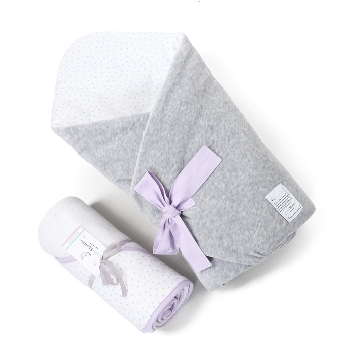 ColorStories, Rożek niemowlęcy Lavender Dots