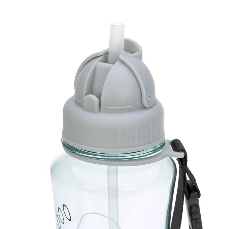 Lassig, Bidon z zapasową słomką Little Spookies Aqua