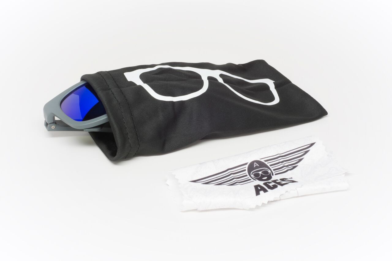 Babiators, Okulary przeciwsłoneczne Aces 7-14 Galactic Gray / Blue Lenses Babiators, Okulary przeciwsłoneczne Aces 7-14 Galactic Gray / Blue Lenses