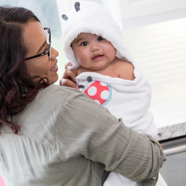 Blooming Bath, Ręcznik z kapturkiem, biedronka Blooming Bath, Ręcznik z kapturkiem, biedronka