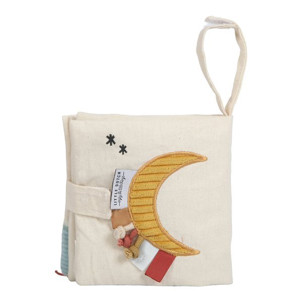 Little Dutch Pure & Nature Książeczka Aktywizująca Tęcza Bio bawełna