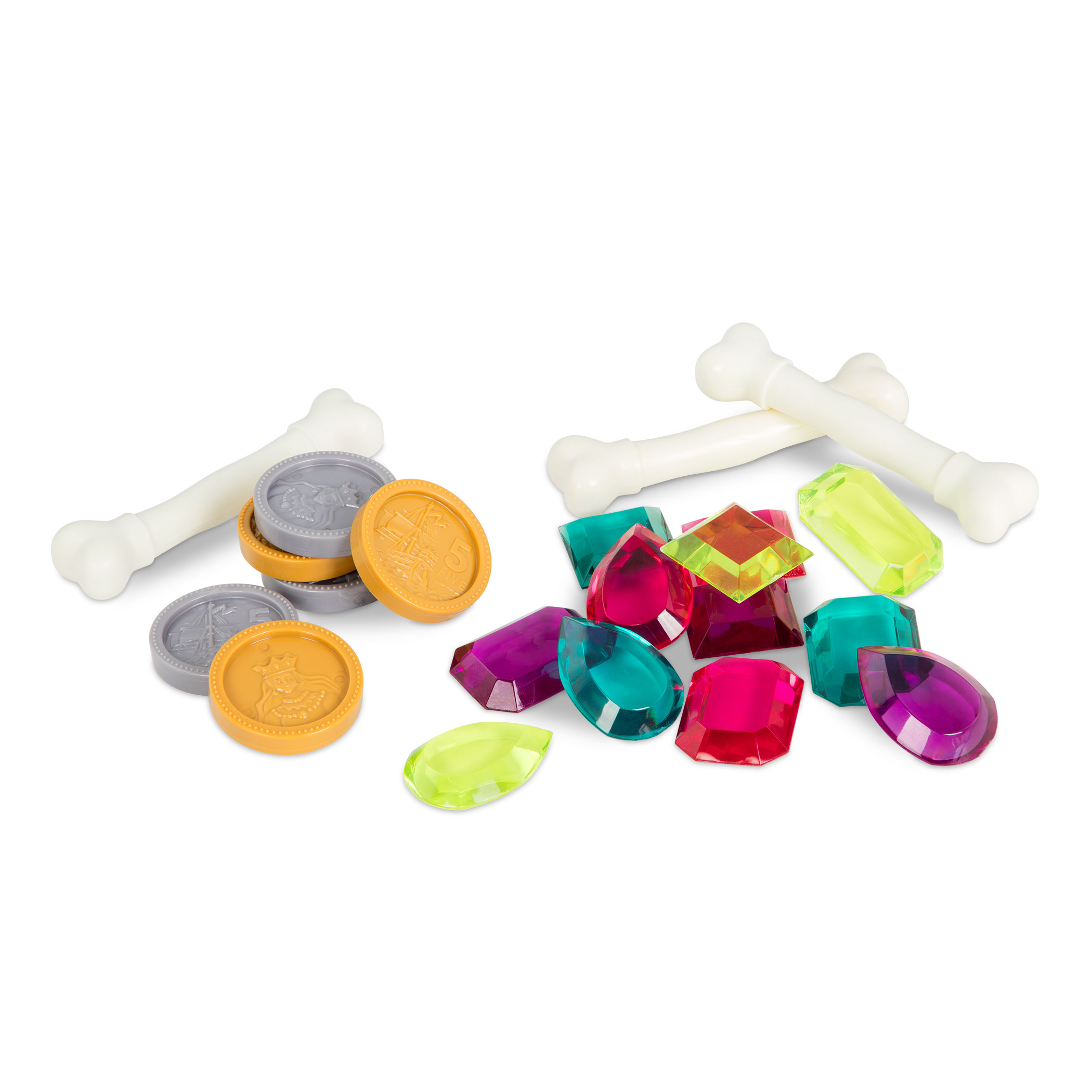 Btoys, Treasures Ahoy – Skarby Pirata – zestaw zabawek do wanny i basenu