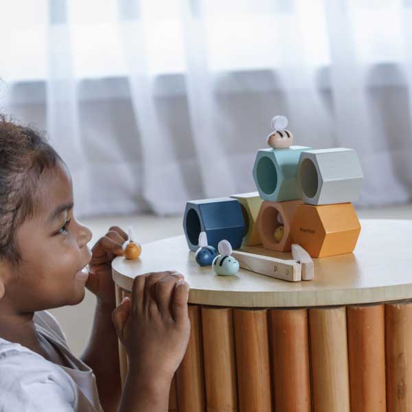 Plan Toys, Plaster miodu z pszczółkami - barwy sadu Plan Toys, Plaster miodu z pszczółkami - barwy sadu