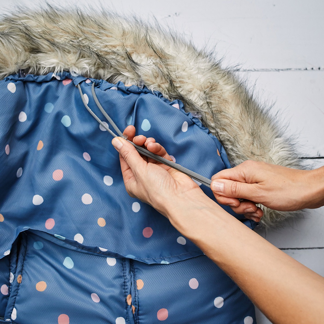 Pink no more, Śpiwór do wózka zimowy - Dots Pink no more, Śpiwór do wózka zimowy - Dots