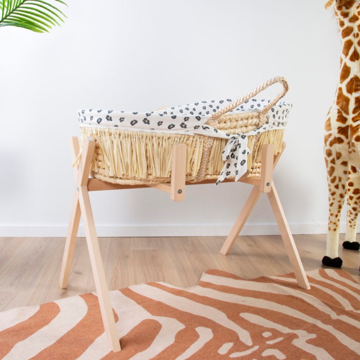 Childhome, Kosz Mojżesza Boho z kukurydzy + materacyk