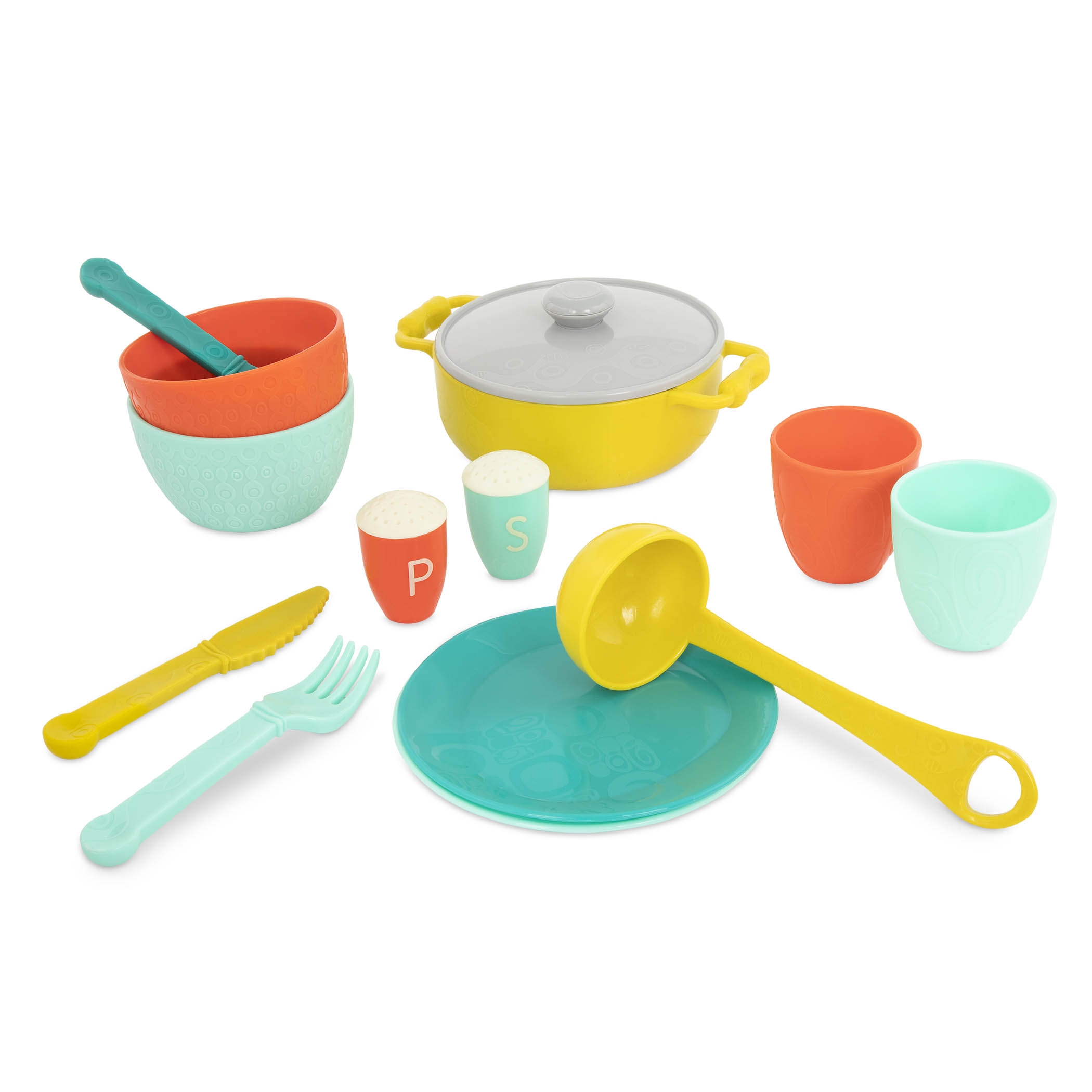 Btoys, Mini Chef Kitchen Set – zastawa STOŁOWA i akcesoria KUCHENNE Btoys, Mini Chef Kitchen Set – zastawa STOŁOWA i akcesoria KUCHENNE
