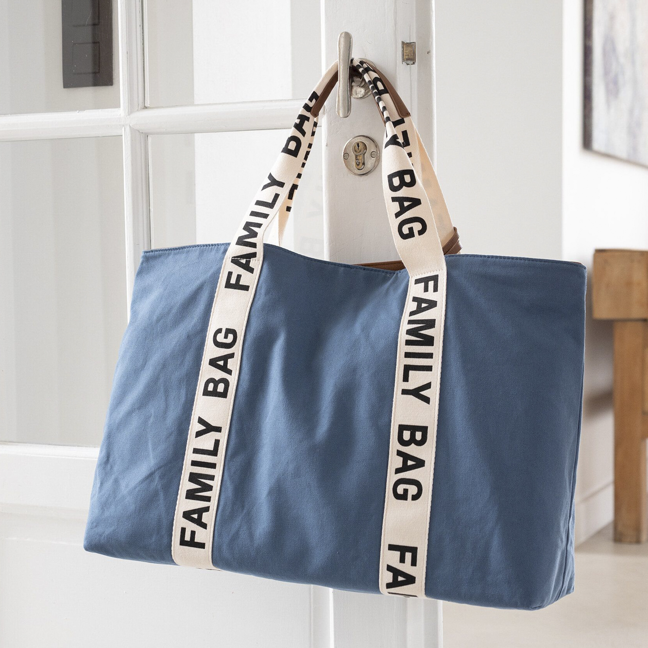 Torba Family Bag Signature Niebieska