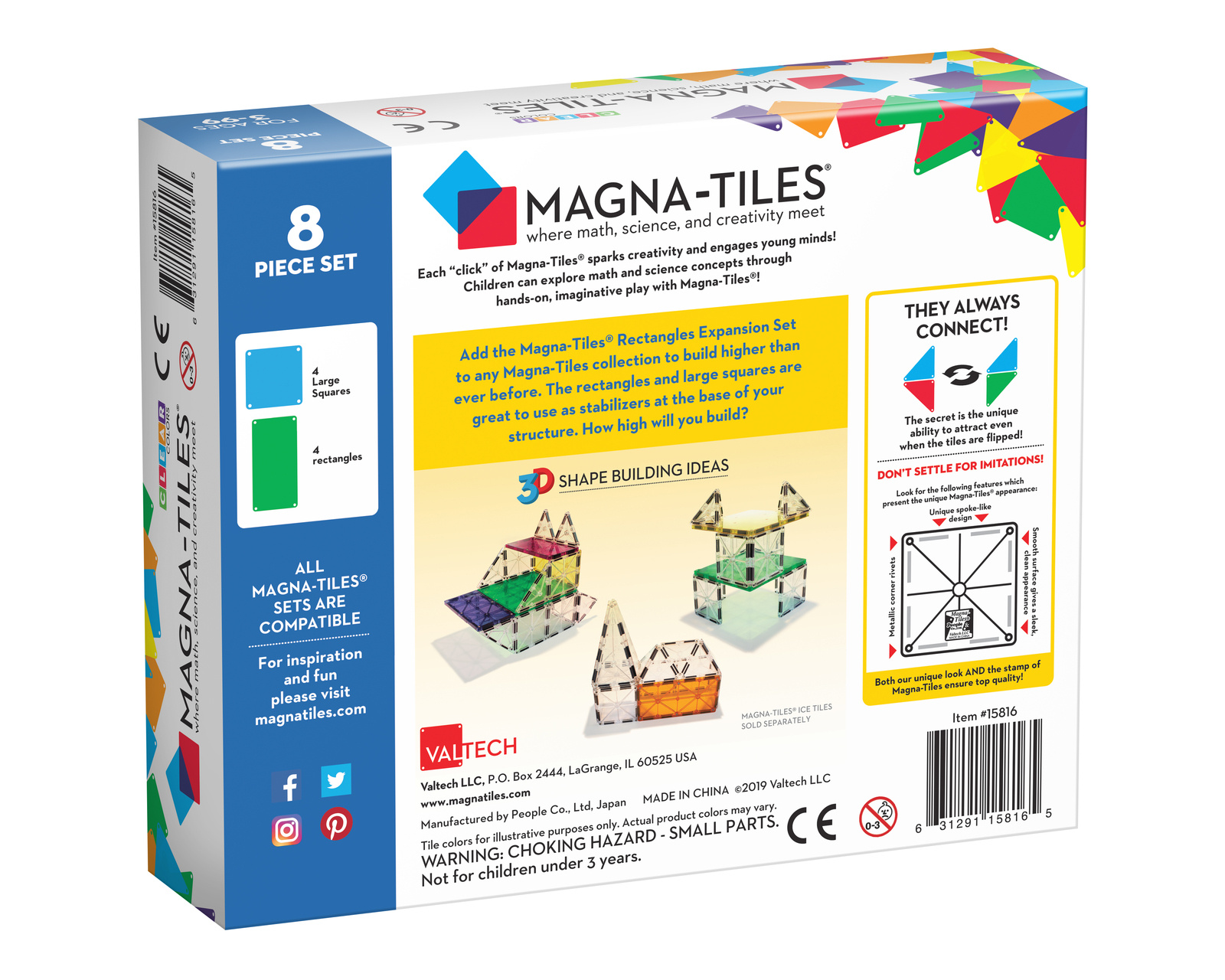 Magna-Tiles, Zestaw do rozbudowy Magna-Tiles, Zestaw do rozbudowy
