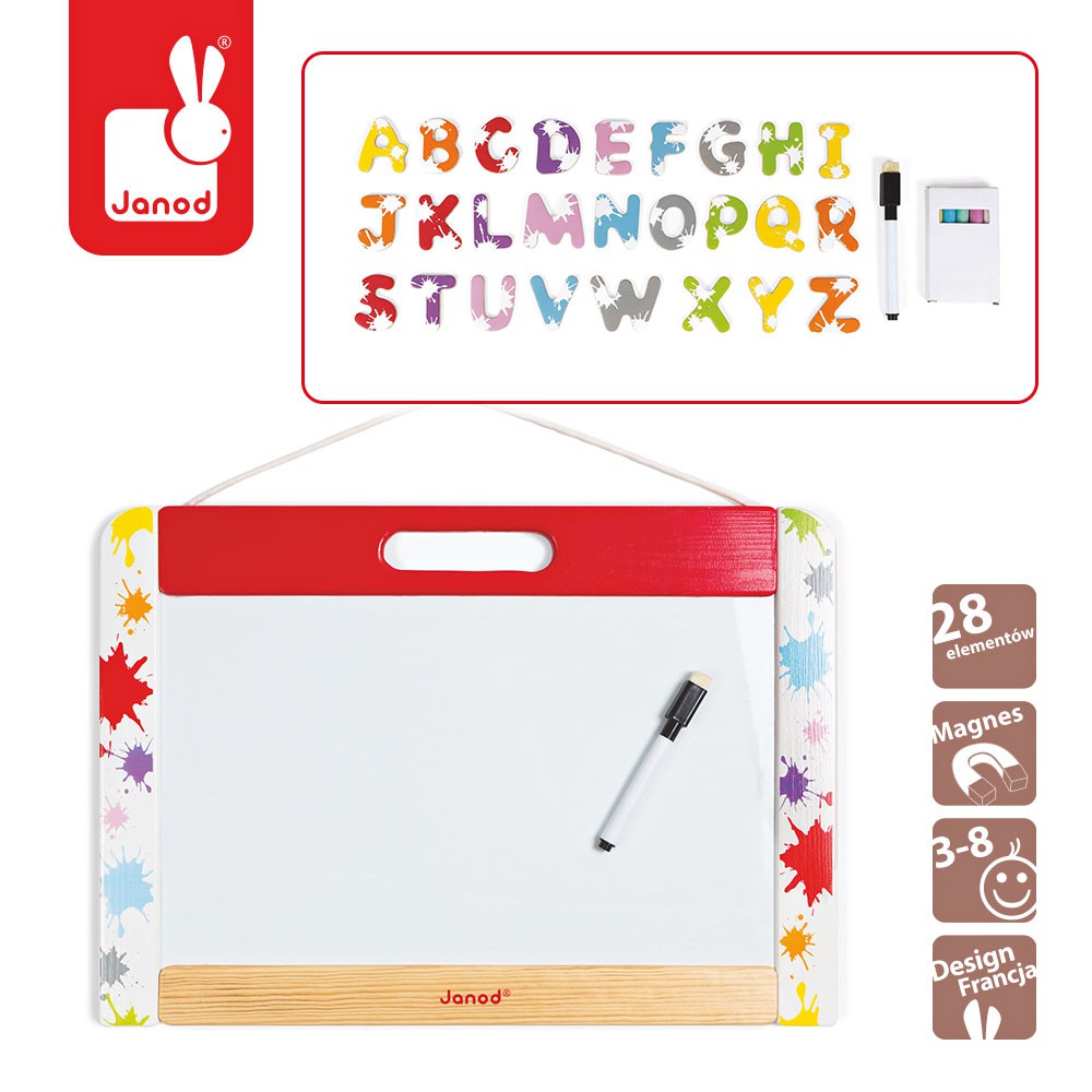 Janod, tablica wisząca 3w1